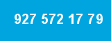 927 572 17 79 927 572 17 79